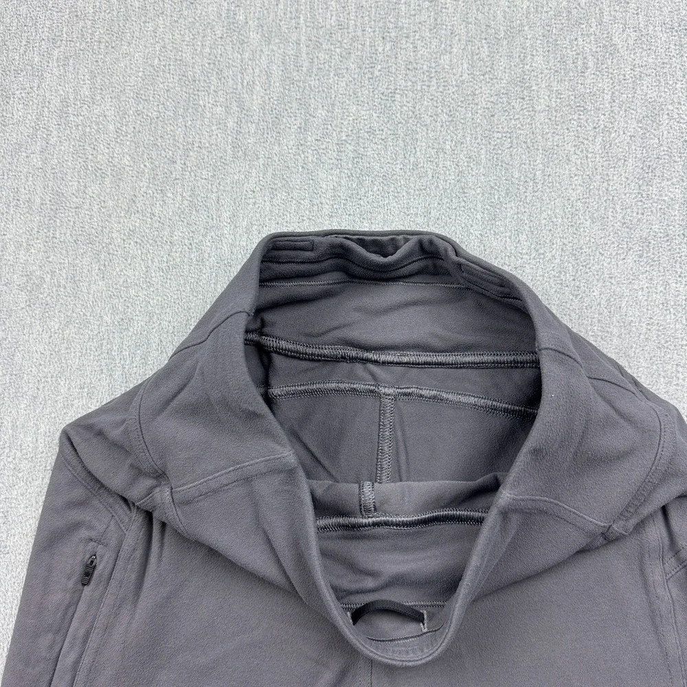 Lululemon Jogger Womens 2 Gray Run On Stretch Elastic Pocket Workout Gym Running